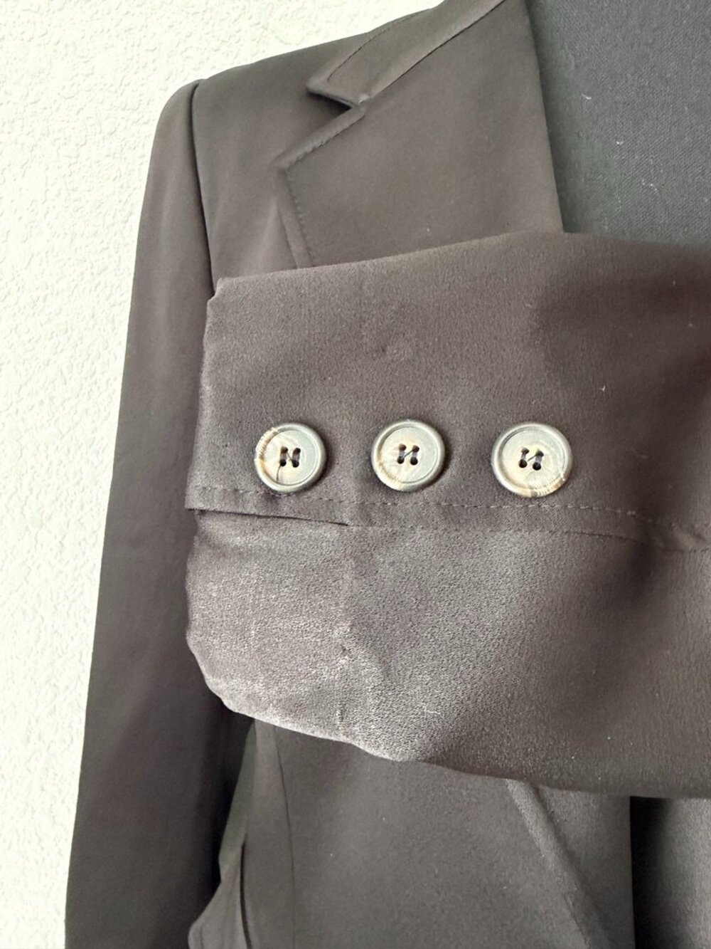 Vintage MICHAEL KORS Wool 2 Piece Skirt Suit Black Sz 12 - Picture 10 of 16